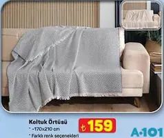 KOLTUK ÖRTÜSÜ 170X210 CM fiyat ve kampanya bilgisi